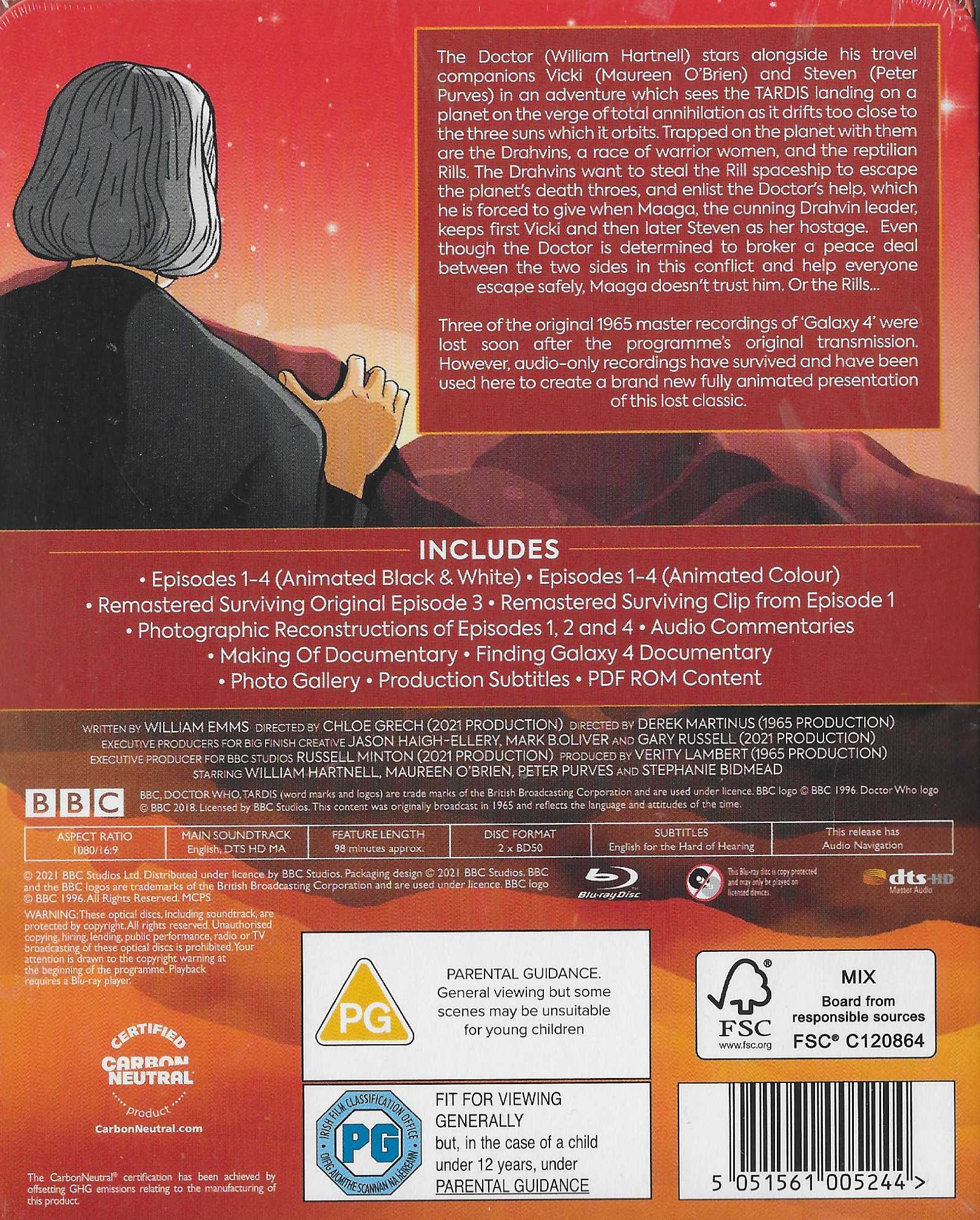 Picture of BBCBD 0524 Doctor Who - Galaxy 4 by artist William Emms from the BBC records and Tapes library